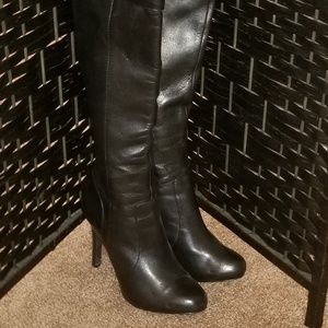 High black boots